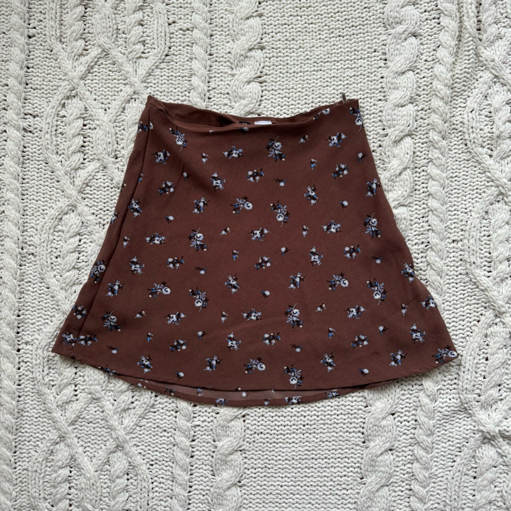 Floral Mini Skirt